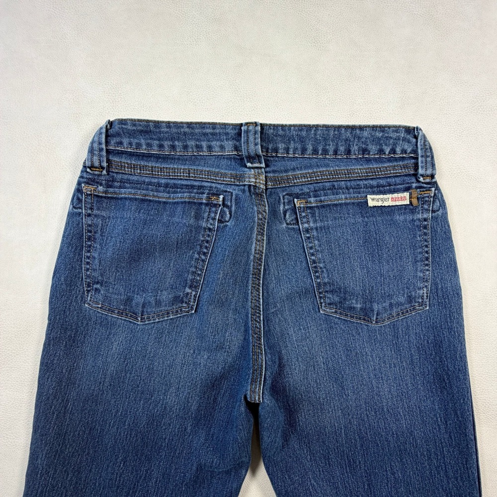 Wrangler Riggs Workwear Womens Bootcut Jeans Blue Medium Wash Size 4x30 - Picture 10 of 13